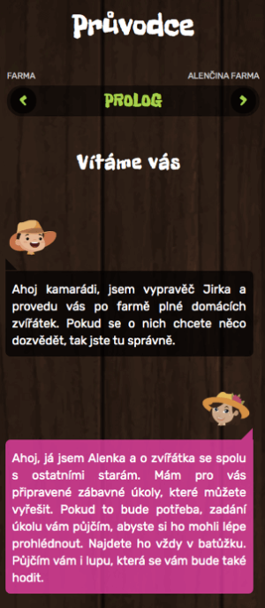 Ukázka ze hry Alenčina farma
